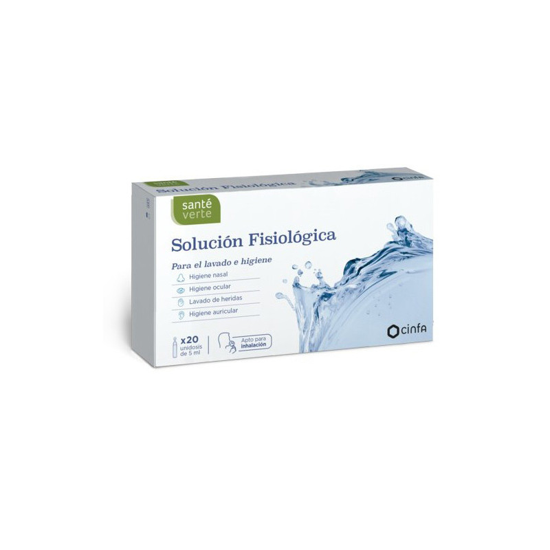 Sante Verte Solucion Fisiologica 20 Unidosis