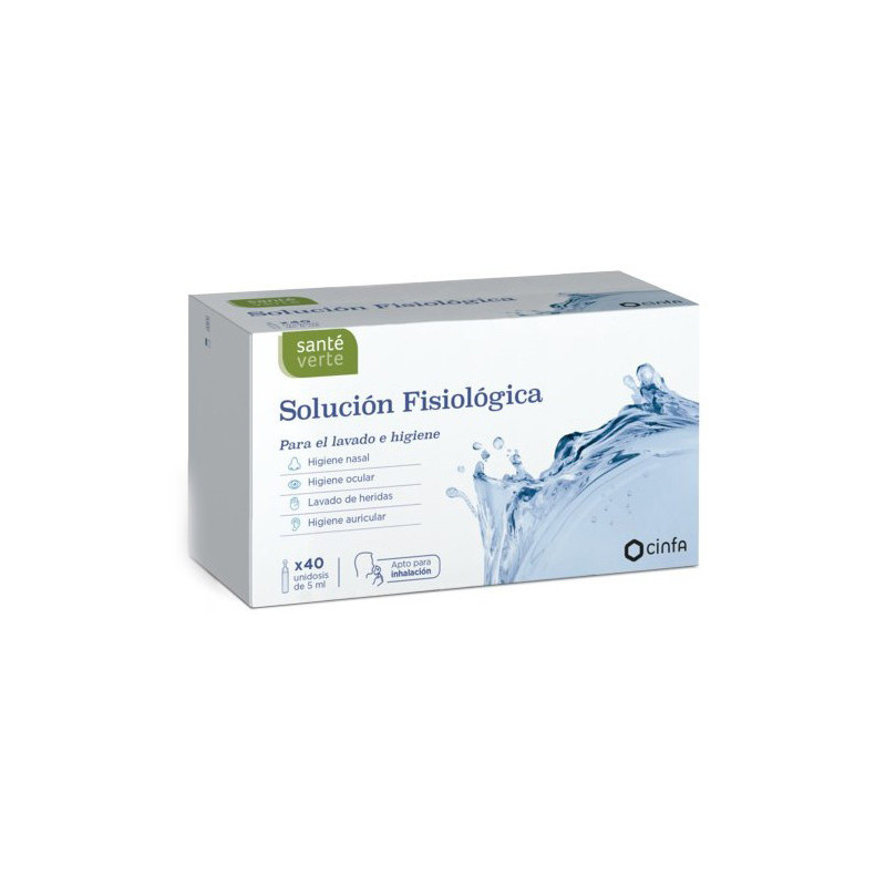 Sante Verte Solucion Fisiologica 40 Unidosis