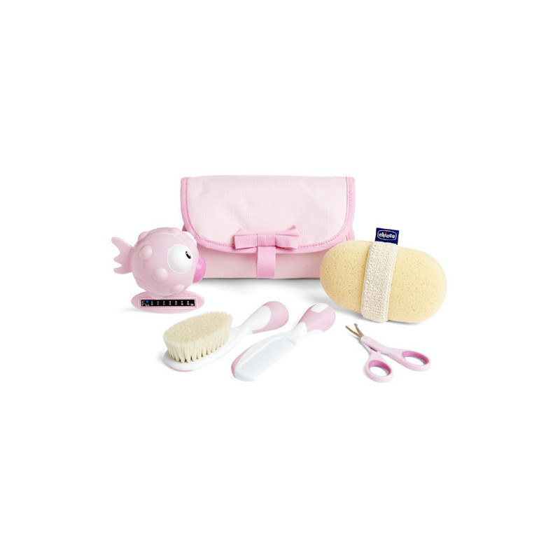 Chicco Set Higiene Bebe Rosa 5 Productos