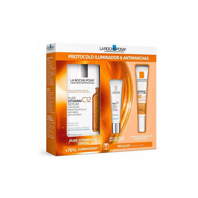 Pure Vitamin C12 Serum 30ml + 2 Regalos. La Roche Posay