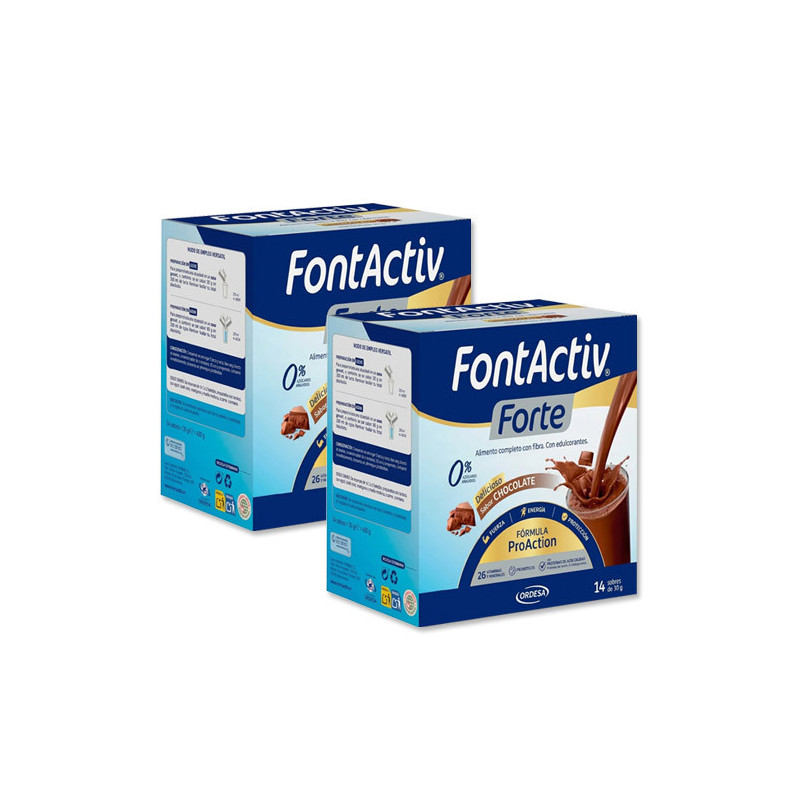Fontactiv Forte Sabor Chocolate Duplo 2x14 Sobres