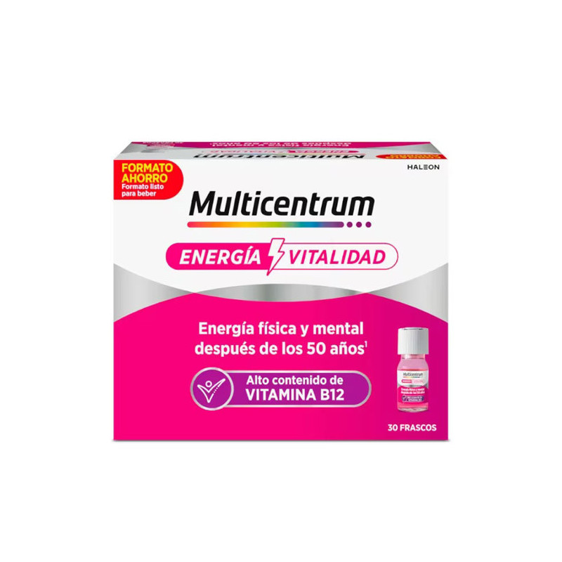 Multicentrum Energia y Vitalidad 50+ 30 Frascos