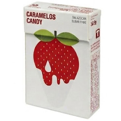 Interapothek Caramelos Sin Azucar Nata Fresa Cajita 36,5g