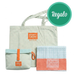 Martiderm - Sun Care Bolso Tela Cuadros -Regalo-