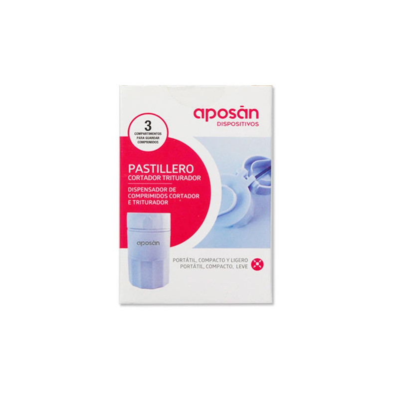 Aposan Dispositivos Pastillero Cortador Triturador - Farmacia en Casa Online