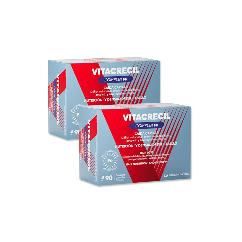 Vitacrecil Complex Fe Anticaida Duplo 2x90Caps