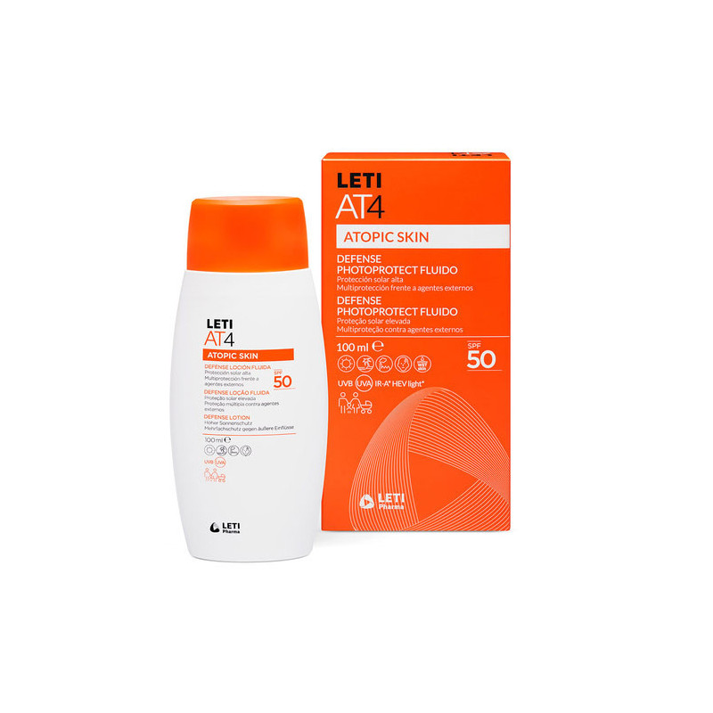 Leti At4 Atopic Skin Defense Photoprotect Corporal Spf50 200ml