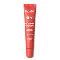 Babe Lip & Cheek Balsamo Labial Color Coral Spf50 20ml
