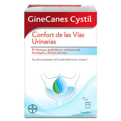 Ginecanes Cystil Confort Vias Urinarias 14 Sobres