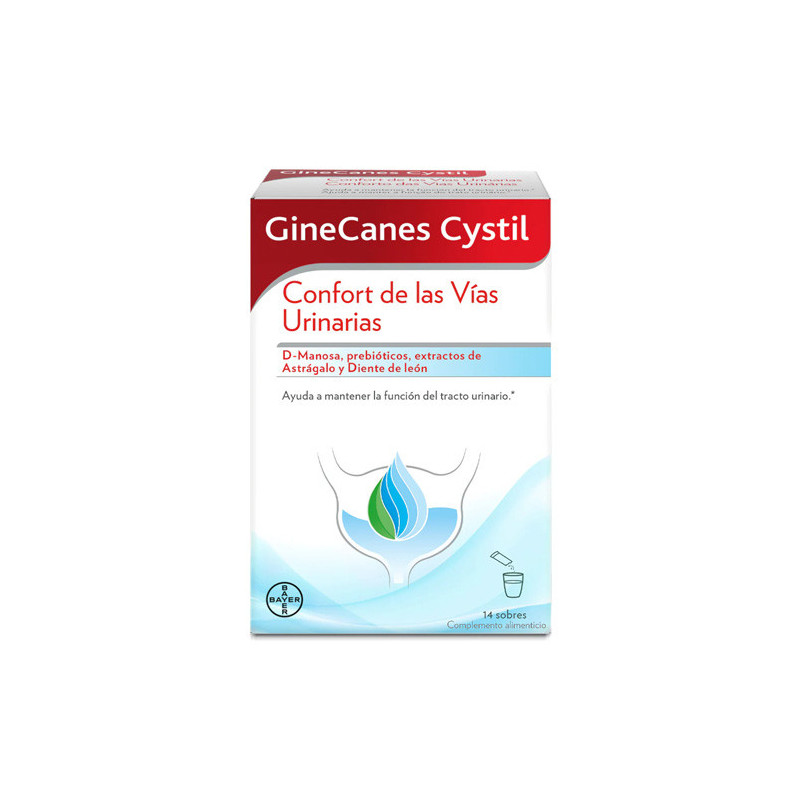 Ginecanes Cystil Confort Vias Urinarias 14 Sobres