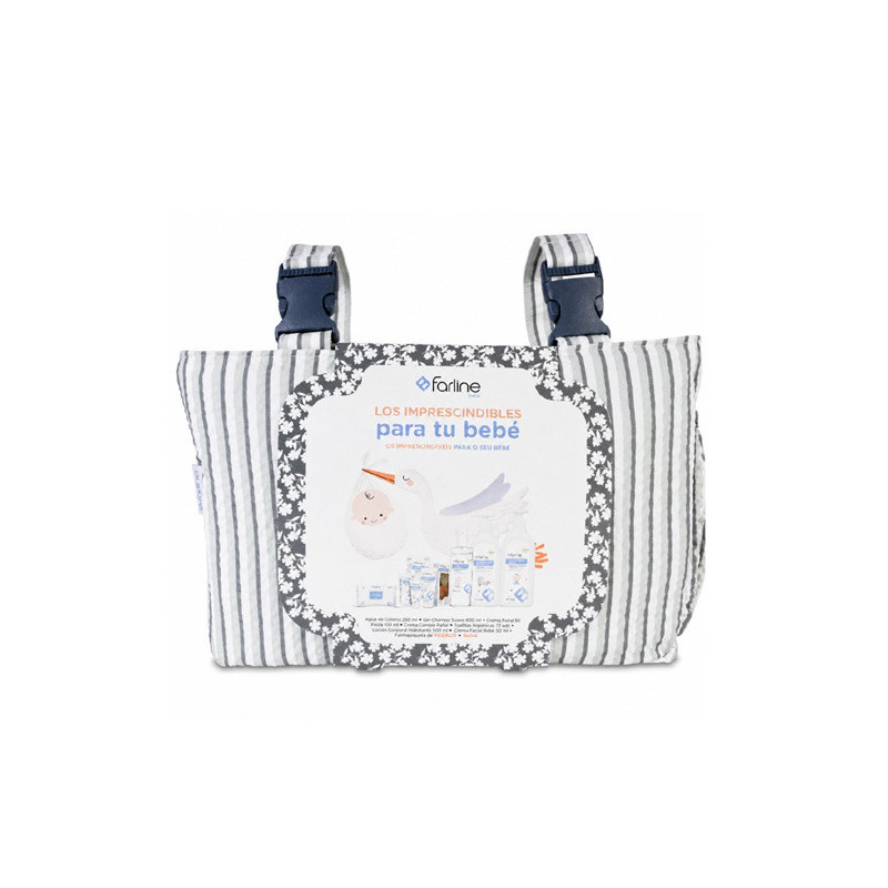 Farline Bebe Imprescindibles Bolso Carro Rayas Verdes 8 Productos