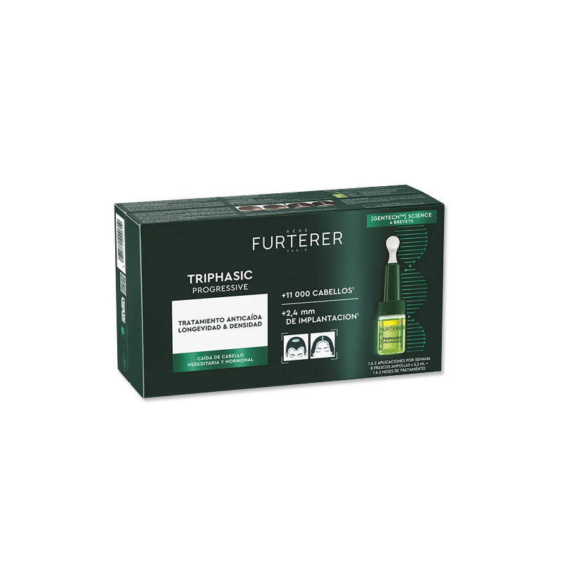 Rene Furterer Triphasic Progresive Tratamiento Anticaida 8uds