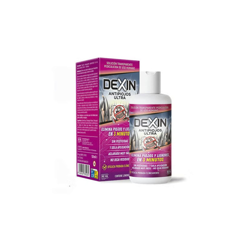 Dexin Antipiojos Ultra Solucion 120ml + Lendrera