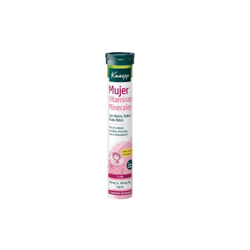 Kneipp Mujer Vitaminas y Minerales 15Comp Efervescentes