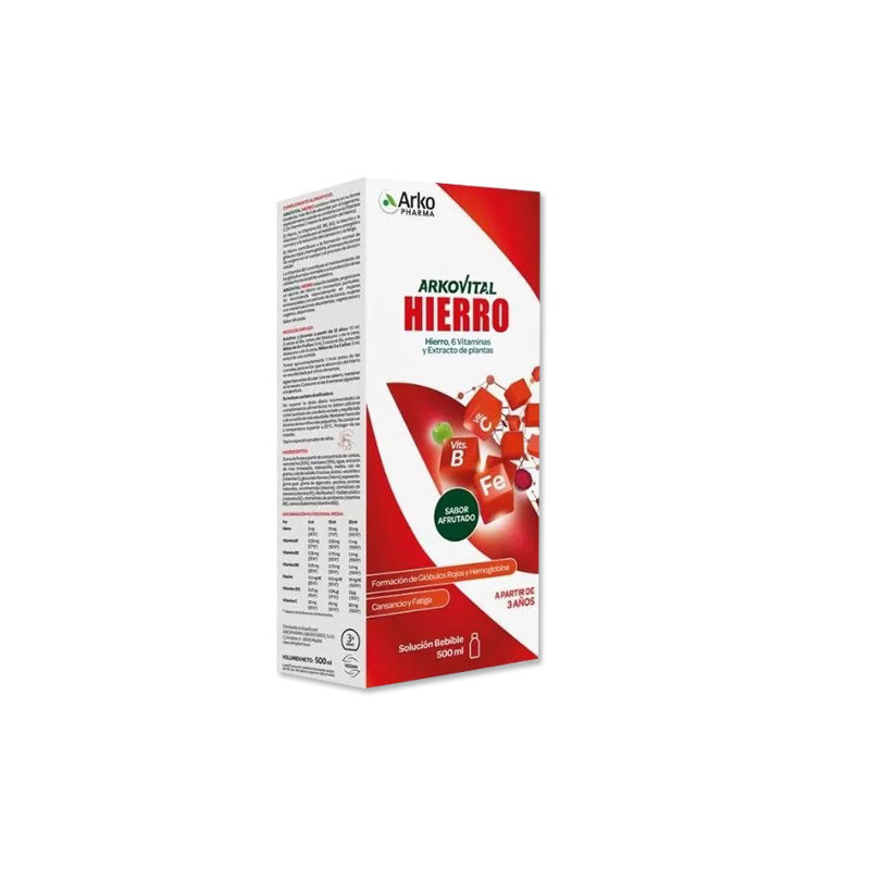 Arkovital Hierro Solucion Bebible 500ml