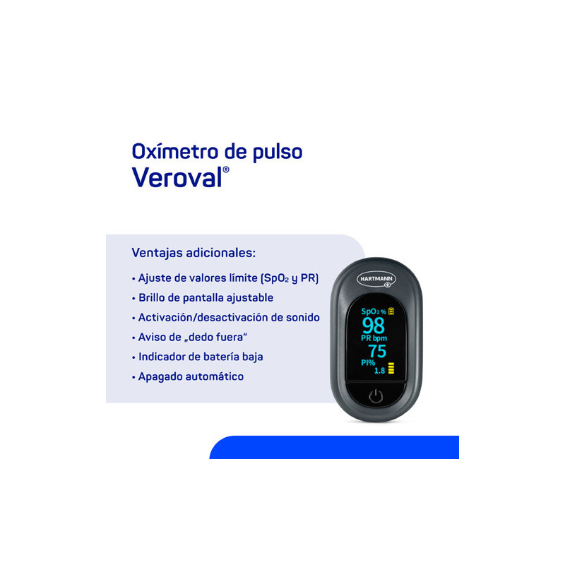 Hartmann Veroval Pulsioximetro - Farmacia en Casa Online