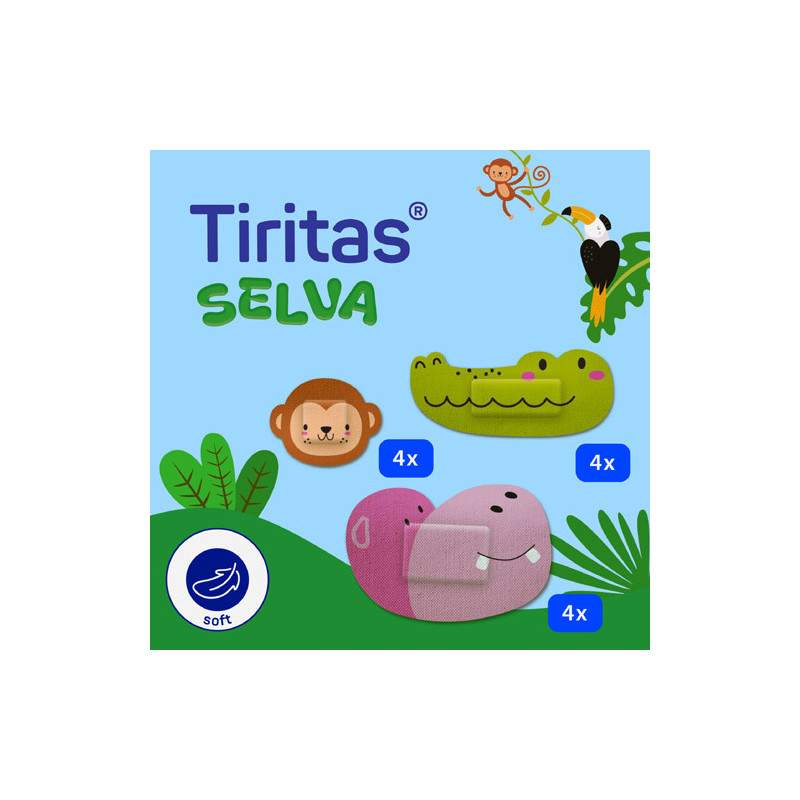Hartmann Tiritas Selva Surtido 12Uds - Farmacia en Casa Online