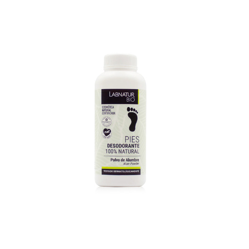 Labnatur Desodorante de Pies 100% Natural Polvo de Alumbre 100gr
