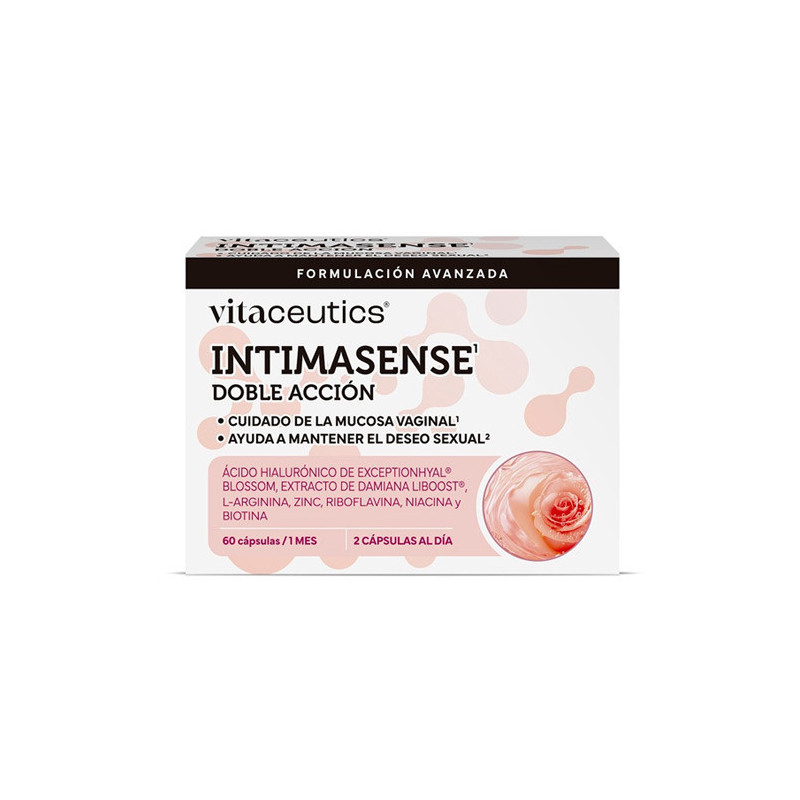 Vitaceutics Intimasense Doble Accion 60Caps - Farmacia en Casa Online