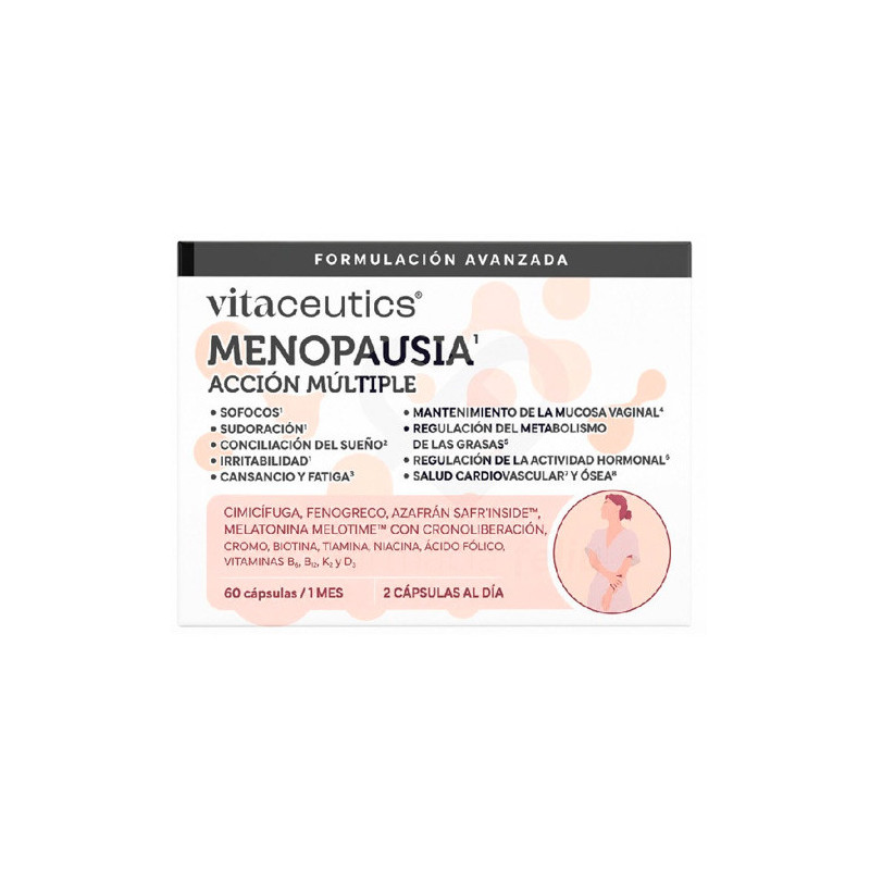 Vitaceutics Menopausia Accion Multiple 60Caps