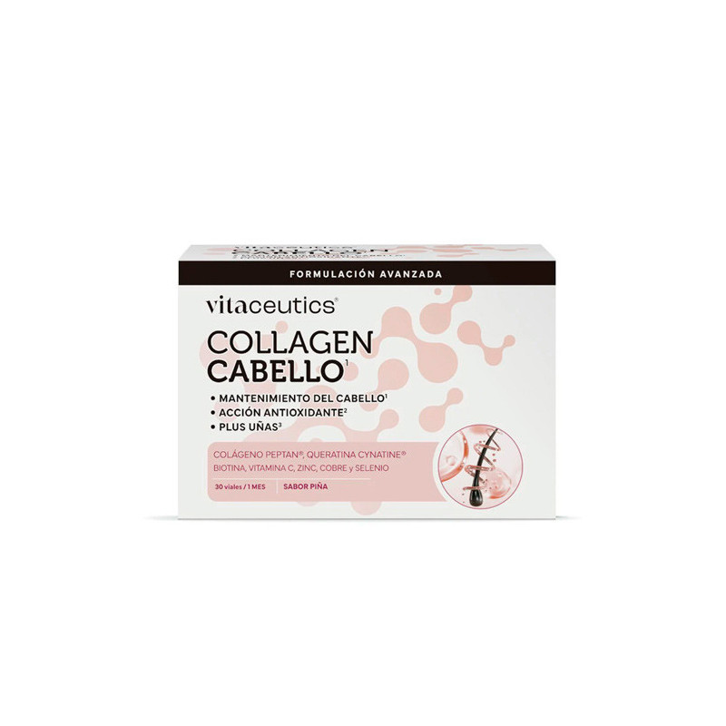 Vitaceutics Collagen Cabello Sabor Piña 30Viales