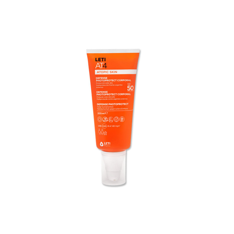 Leti At4 Atopic Skin Defense Photoprotect Corporal Spf50 200ml