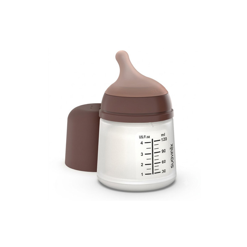 Suavinex Zero Zero Biberon Anticolico F-Adap 0m+ Oscuro 120ml - Farmacia en Casa Online