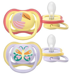 Avent Ultra Air Chupete Jungla 0-6m 2Uds