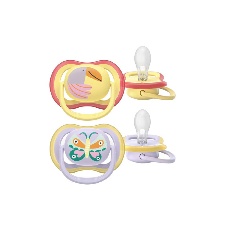 Avent Ultra Air Chupete Jungla 0-6m 2Uds