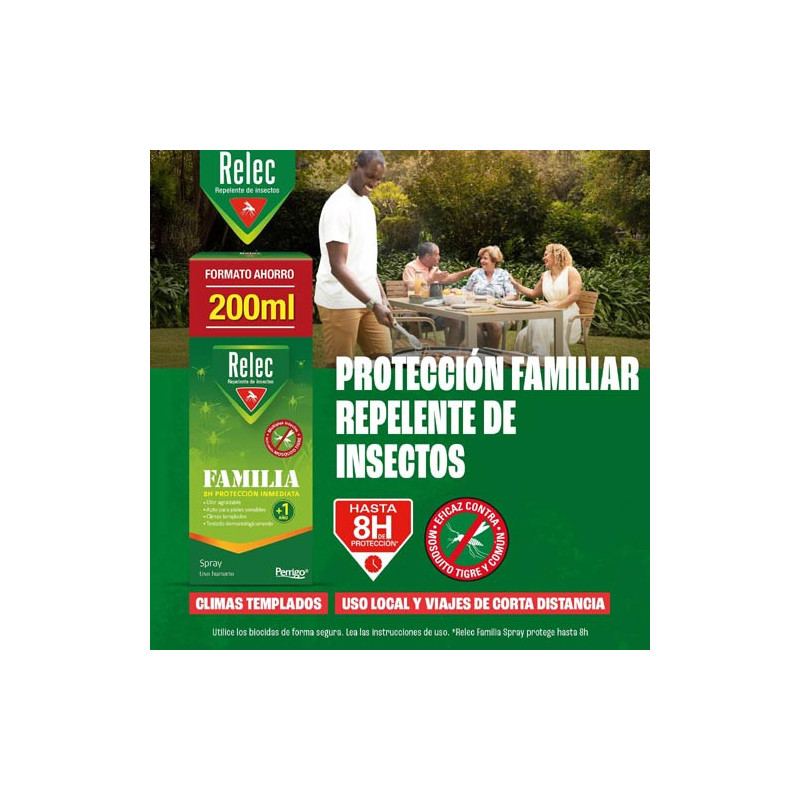 Relec Familia Repelente Insectos Spray 200ml - Farmacia en Casa Online