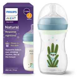 Avent Biberon Natural Response Nocturno 3-6m 260ml