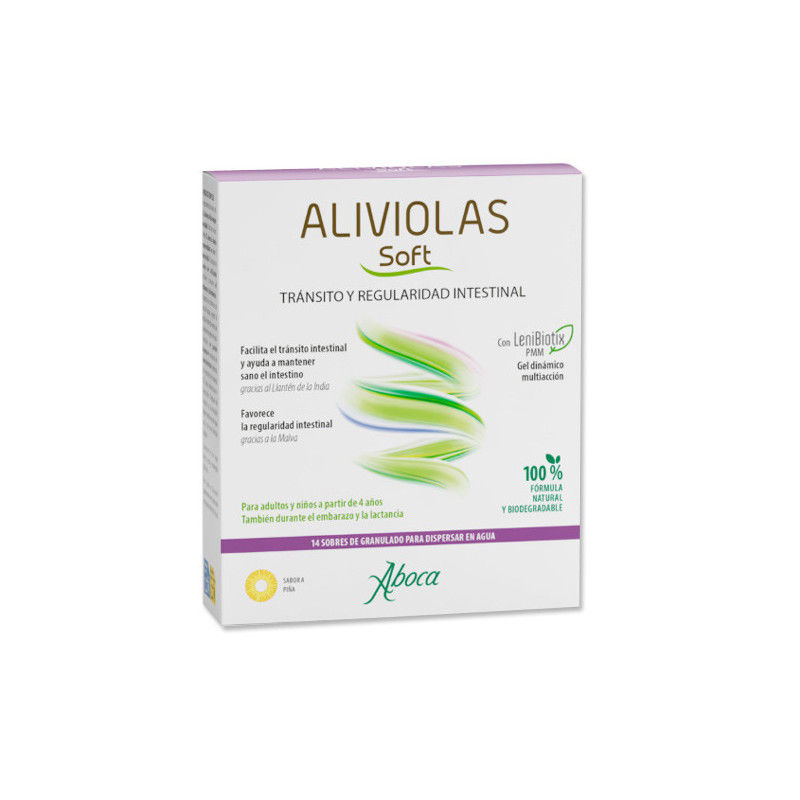 Aboca Aliviolas Soft  Sabor Piña 14 Sobres