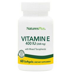 Natures Plus Vitamina E 400 UI 60 Perlas