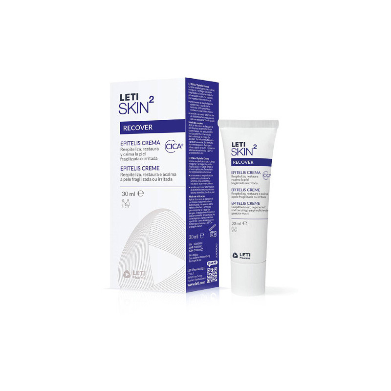 Leti Skin2 Recover Epitelis Crema Cica+ 30ml