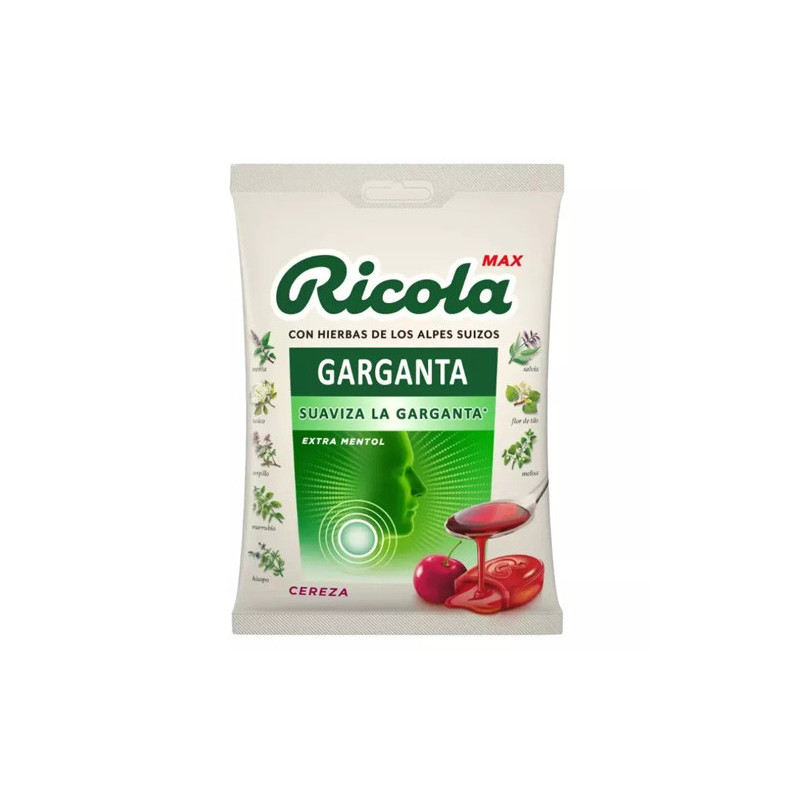Ricola Max Garganta Caramelos Cereza 68gr