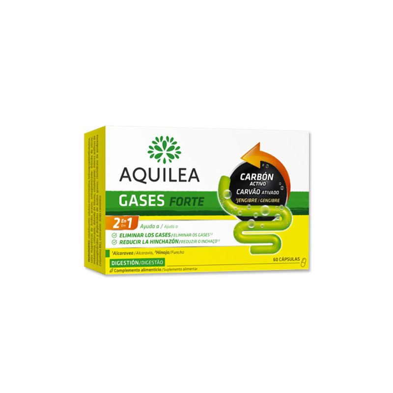 Aquilea Gases Forte Carbon Vegetal 60Caps