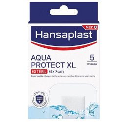 Hansaplast Aqua Protect XL Aposito Impermeable 6x7cm 5Uds
