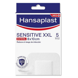 Hansaplast Sensitive XXL Aposito Suave 8x10cm 5Uds