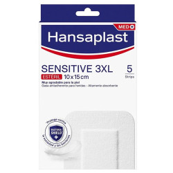 Hansaplast Sensitive 3XL Aposito Suave 10x15cm 5Uds