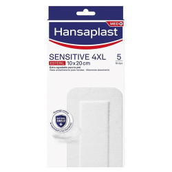 Hansaplast Sensitive 4XL Aposito Suave 10x20cm 5Uds