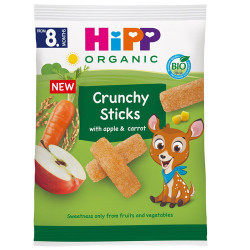 Hipp Snack Crujiente con Manzana y Zanahoria 30gr