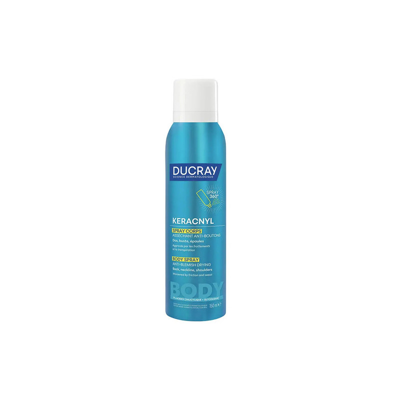 Ducray Keracnyl Spray Cuerpo Secante 150ml