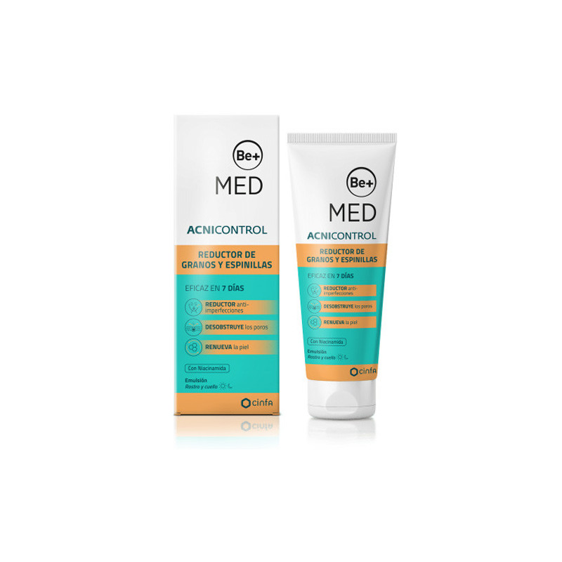 Be+ Med Acnicontrol Emulsion Reductora Granos y Espinillas 40ml