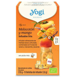 Yogi Infusion Fria Melocotón y Mango 15Uds