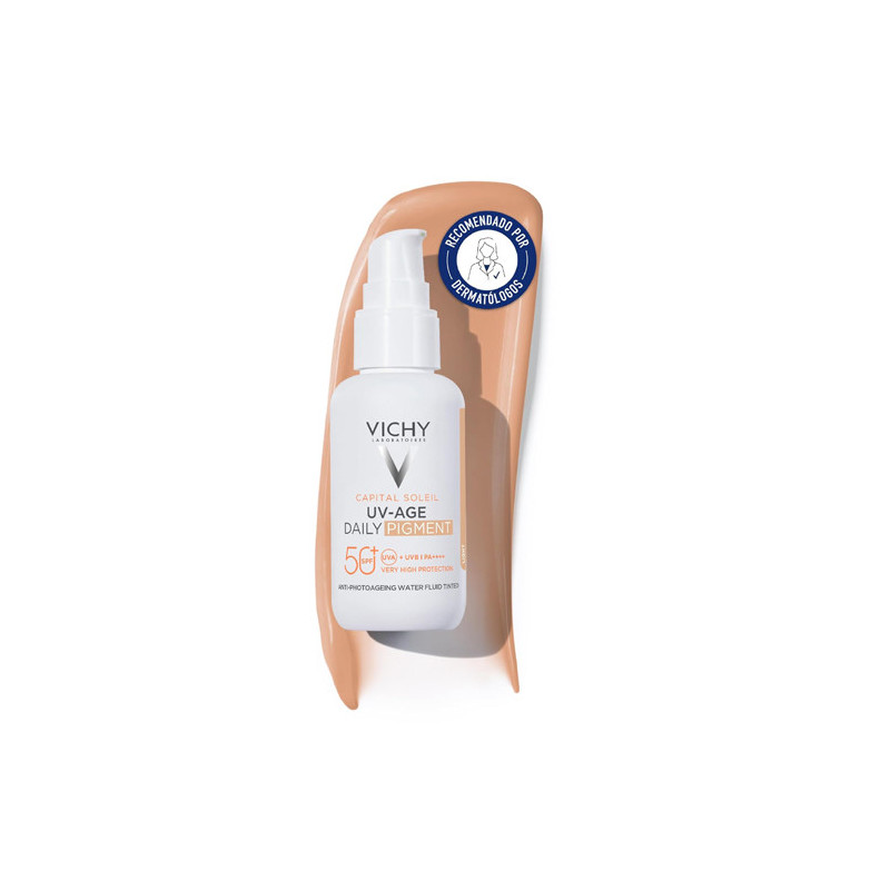 Vichy Capital Soleil UV-Age Daily Pigment Spf50+ Light 40ml - Farmacia en Casa Online