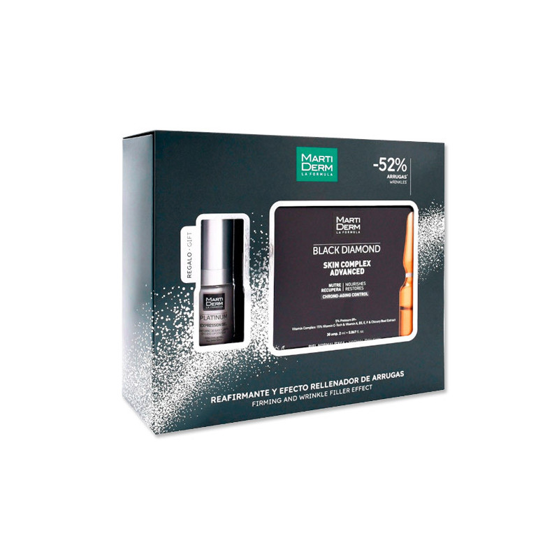 Martiderm Black Diamond Skin Complex 30Amp + Plantinum Cont 15ml