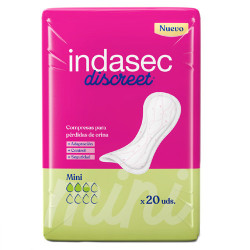 Indasec Mini Perdidas Leves 20Uds