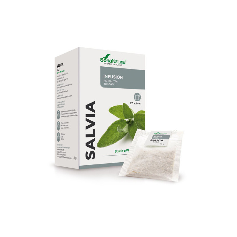 Soria Natural Salvia Influsion 20 Filtros