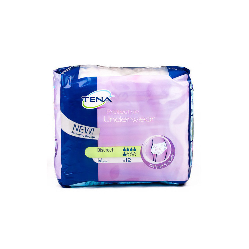 Tena Silhouette Cintura Baja T/M 12Uds