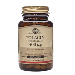 Solgar Folacin Acido Folico 400mcg 250Comp